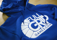 Full Grip Games Pullover Hoodie - Blue